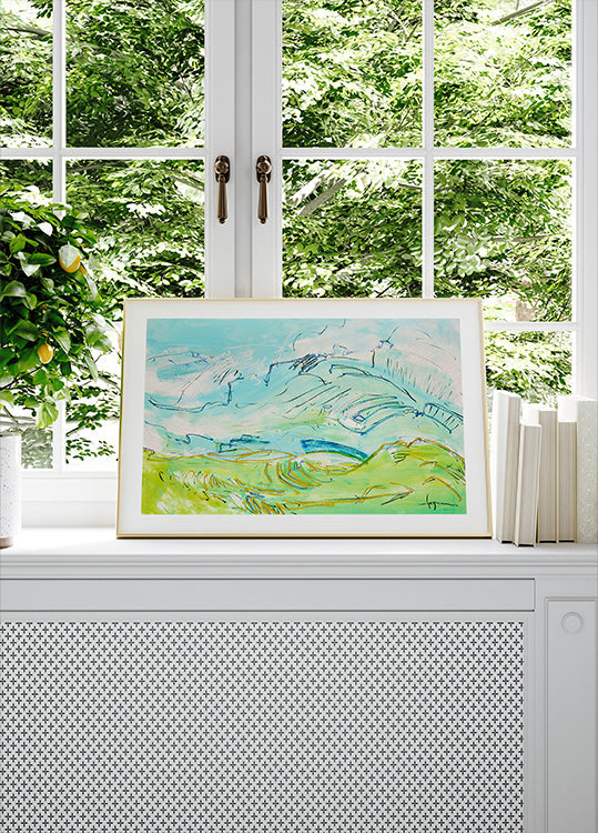 Whimsical Hillscape - Posterbox