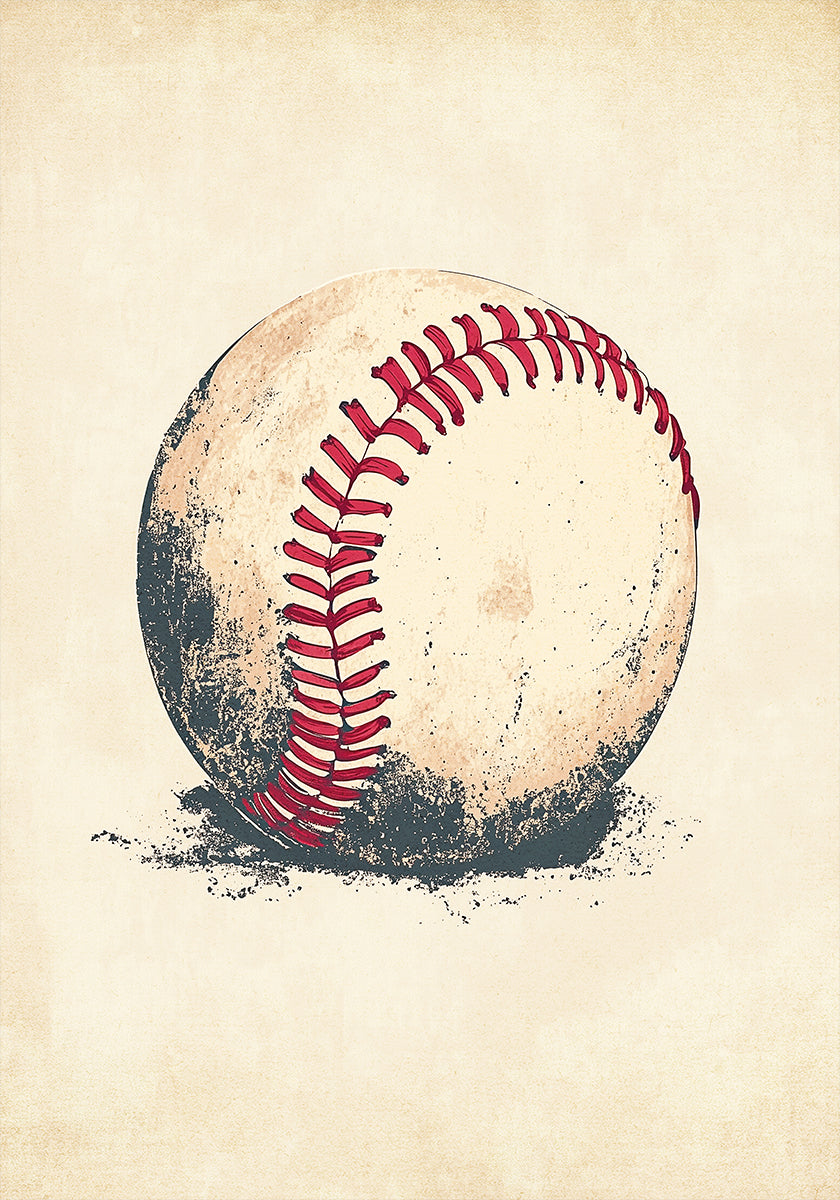 Baseball Ball (NEW) - Posterbox