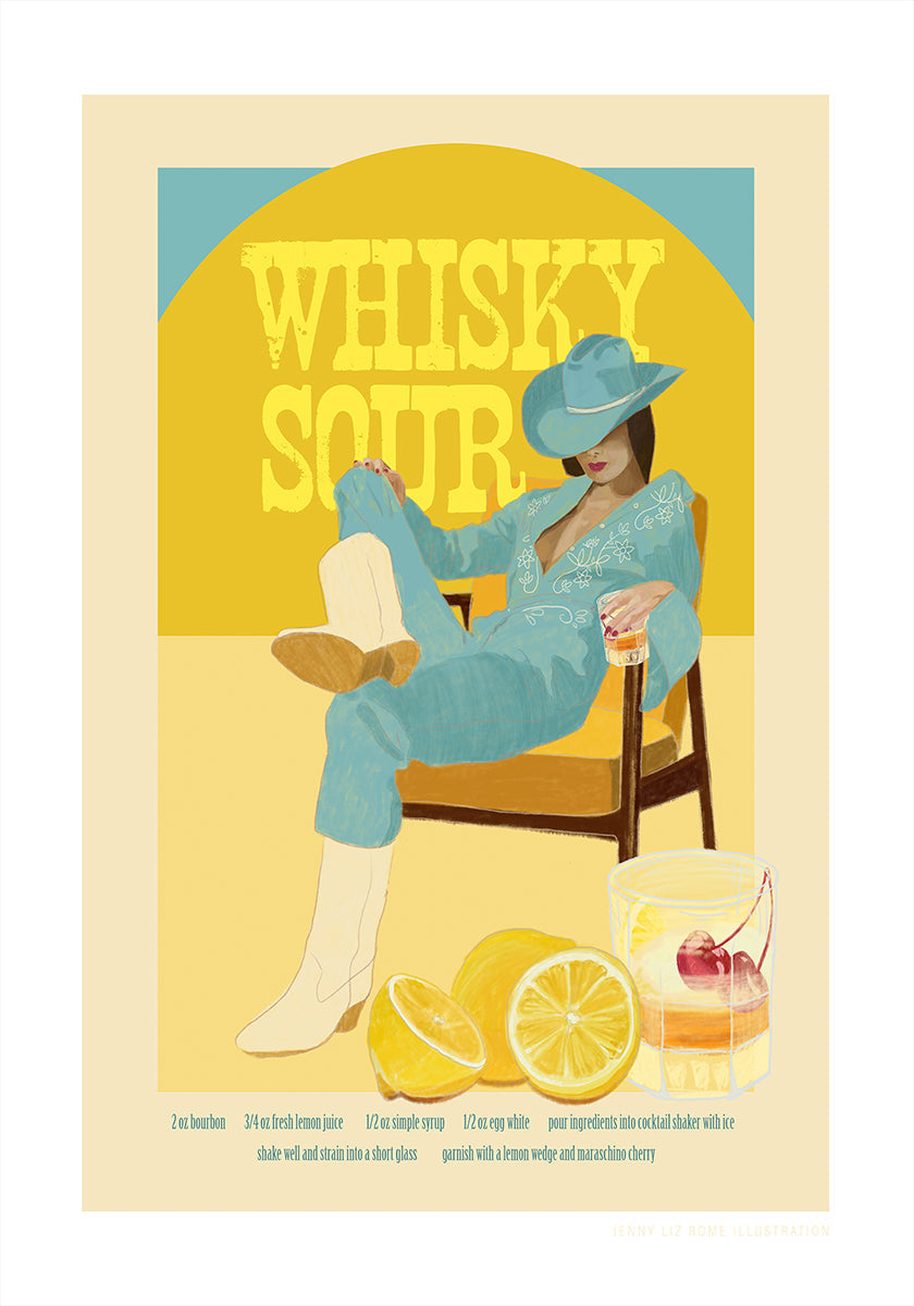 Jlr Cocktails Whiskysour - Posterbox