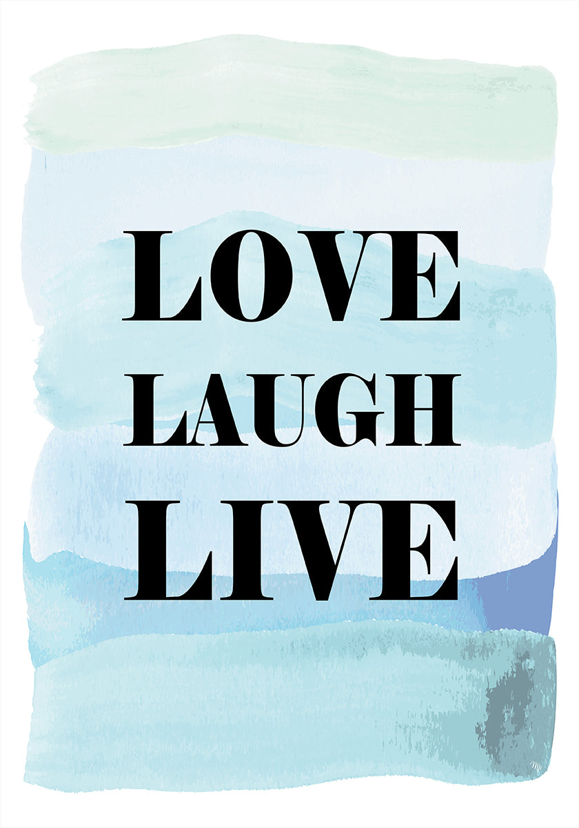 Live Joyfully Always Plakat - Posterbox