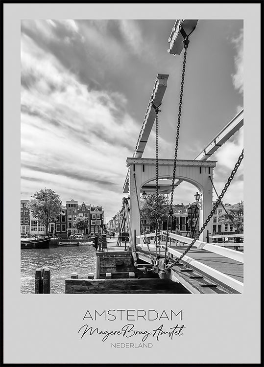 In focus: AMSTERDAM Magere Brug Plakat - Posterbox