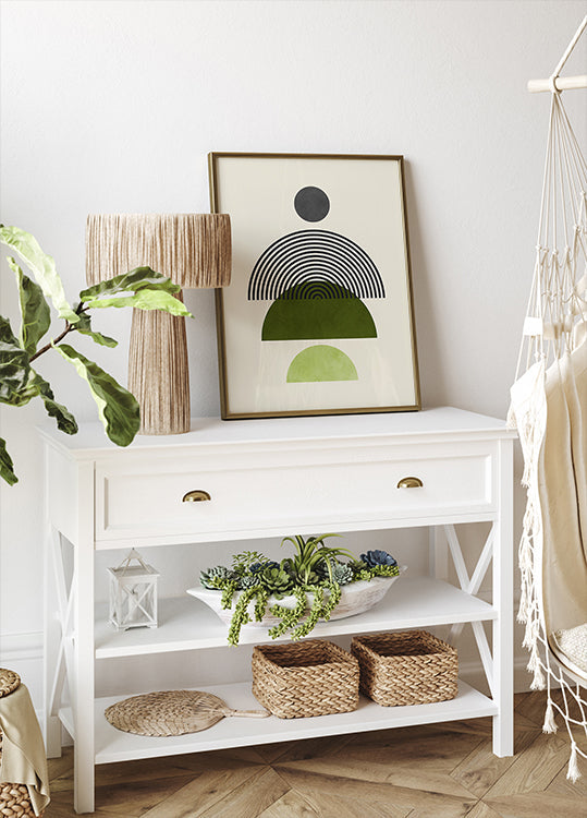 Linie i okręgi 4 Plakat