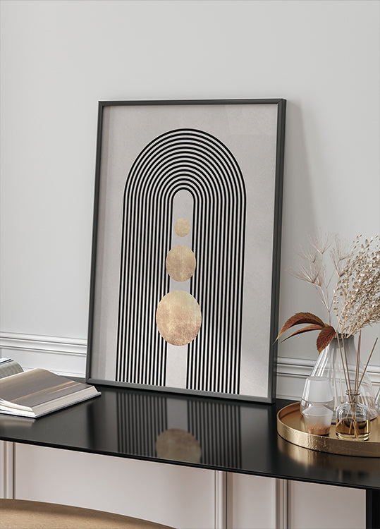 Linie i okręgi 19 Plakat