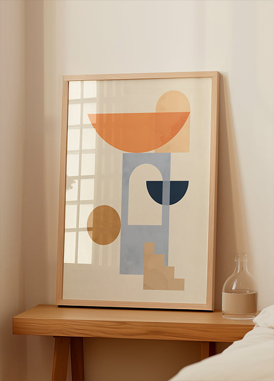 Kompozycja geometryczna 7 Plakat