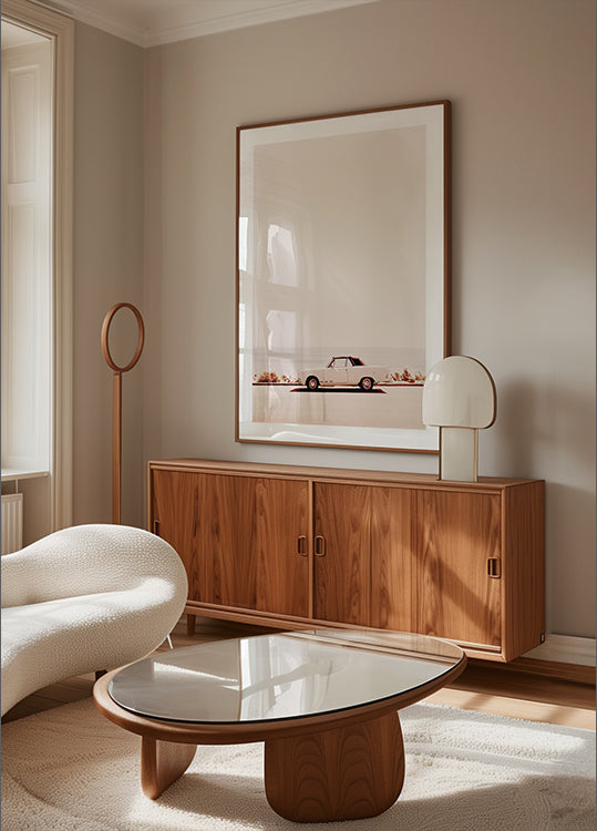 Plakat wybrzeża Kalifornii