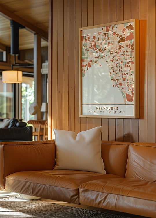 Czarny plakat z mapami odcieni ziemi 50