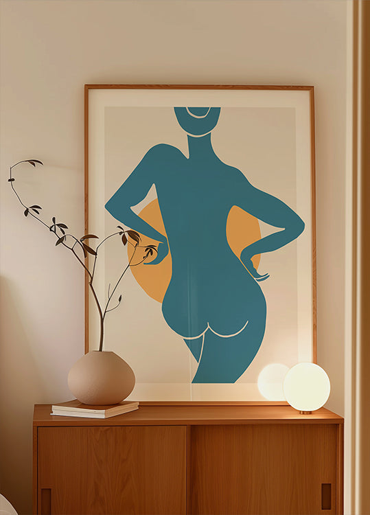 Plakat Niebieska Kobieta