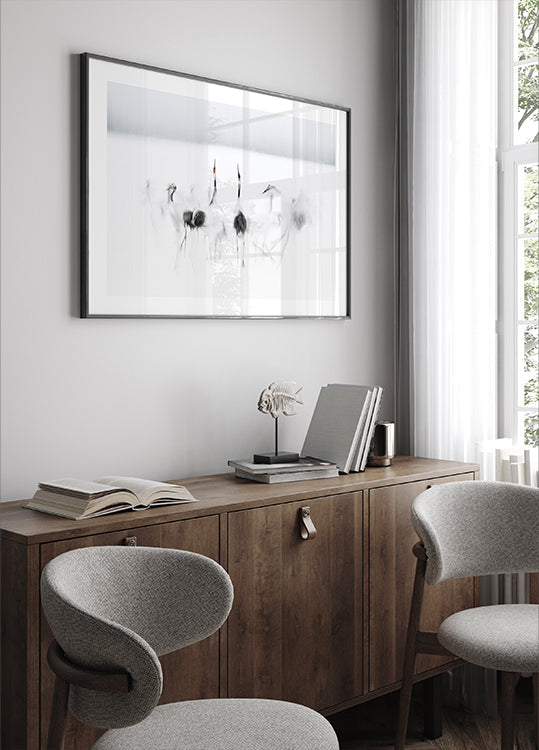 Plakat baletowy kaligraficzny