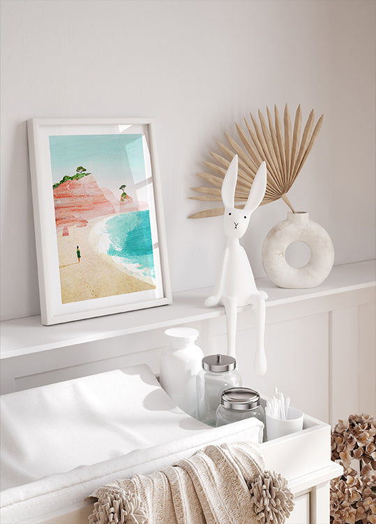 Plakat Dziewczyna z plaży IV