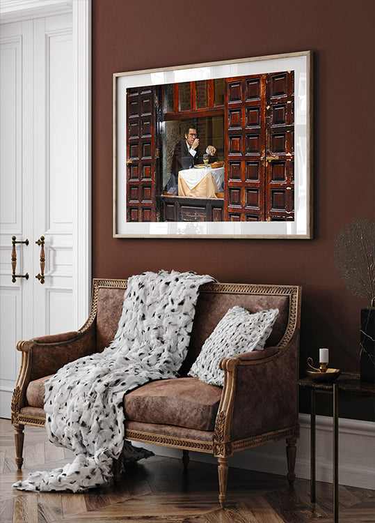 Kolacja samotnika w Dzielnicy Łacińskiej w Madrycie