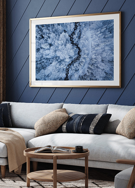 Plakat mrożącego zimna piękna