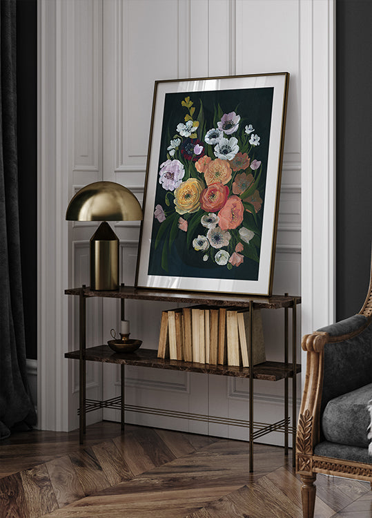 Plakat Leocadia nastrojowy bukiet