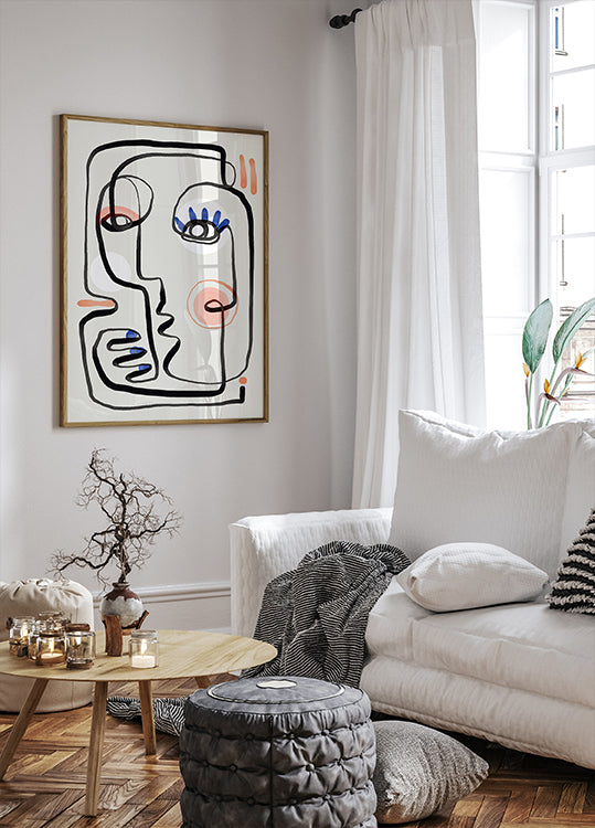 Kobieta Z Polskim Plakatem