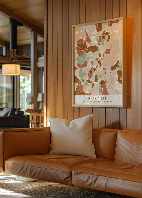 Czarny plakat z mapami odcieni ziemi 59