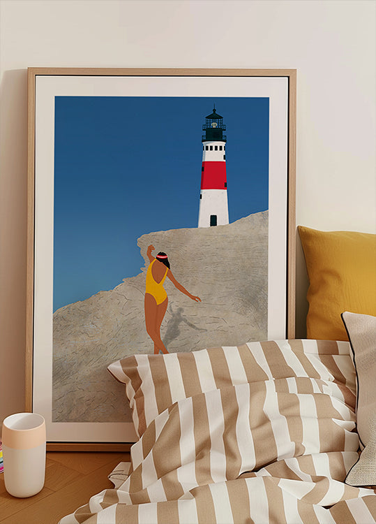 Plakat „Moja plaża”.