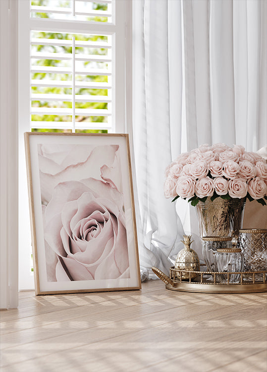 Plakat Różowa Róża nr 05