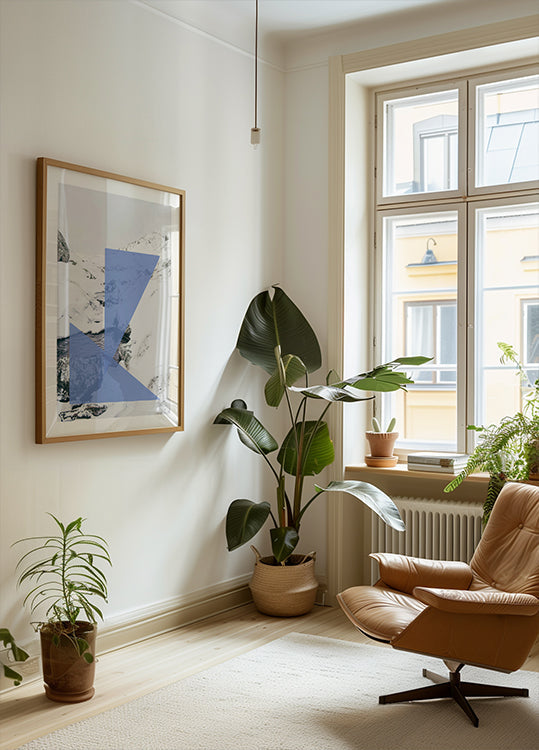 Plakat geometryczny spokój