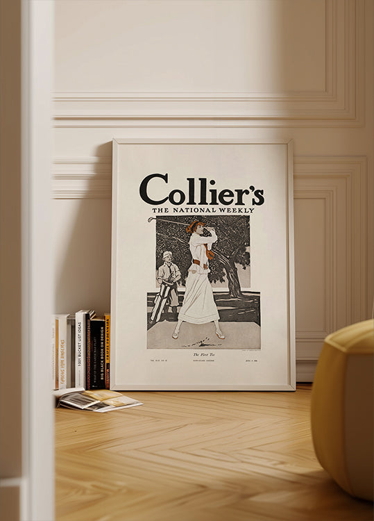 Collier's, Tygodnik Narodowy, plakat pierwszej koszulki (1912).