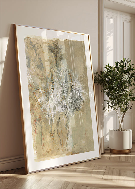 Plakat eterycznej tancerki