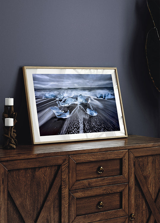 Plakat Niebieskie Diamenty