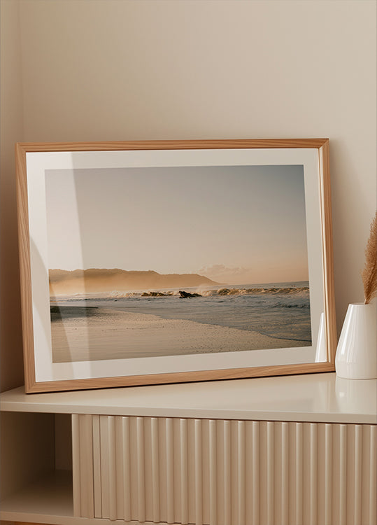 Plakat na plaży Kostaryki