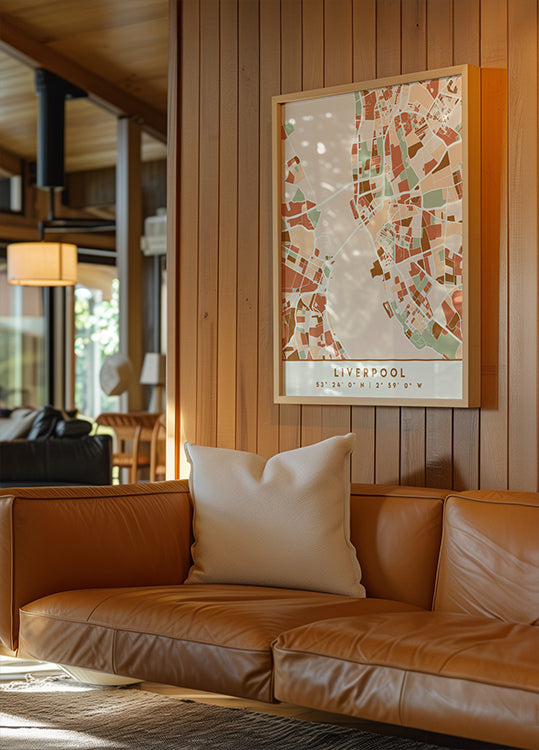 Czarny plakat z mapami odcieni ziemi 40