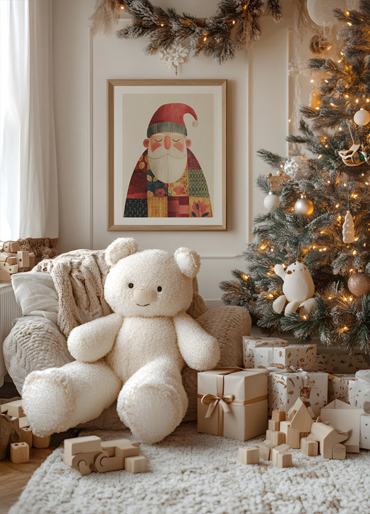 Plakat Spokojnego Świętego Mikołaja nr 2