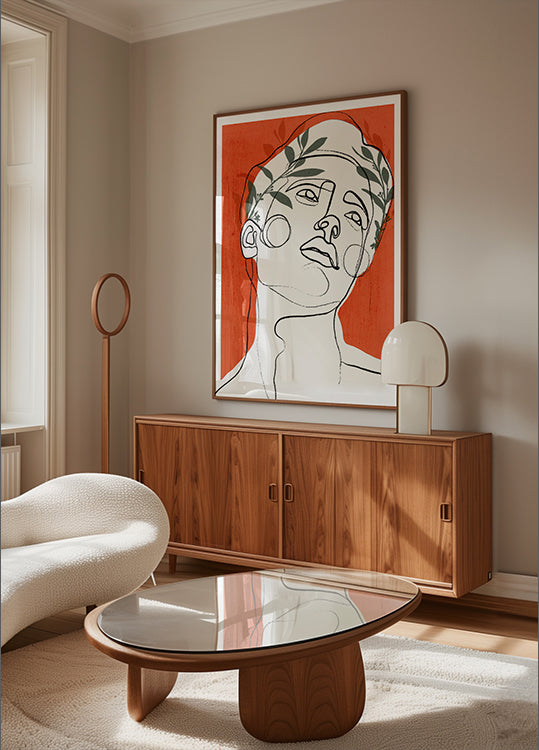 Plakat bujnej kontemplacji