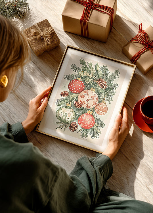 Christmas Ornaments I Plakat