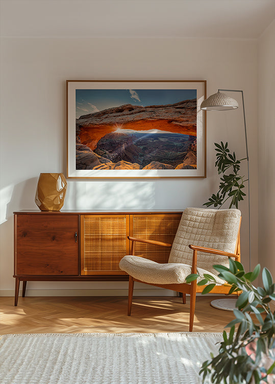 Wschód słońca w Mesa Arch