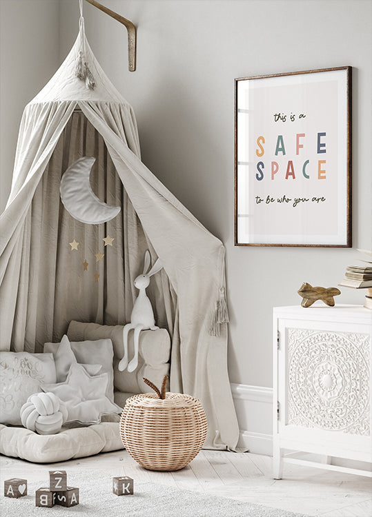 Plakat bezpiecznej przestrzeni