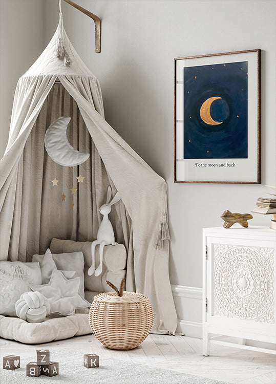 Plakat Na Księżyc i z powrotem