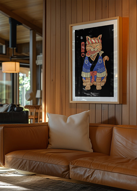Plakat Sushi Meowster