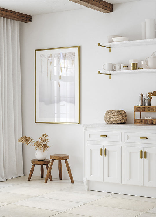 Plakat z zimowymi refleksjami