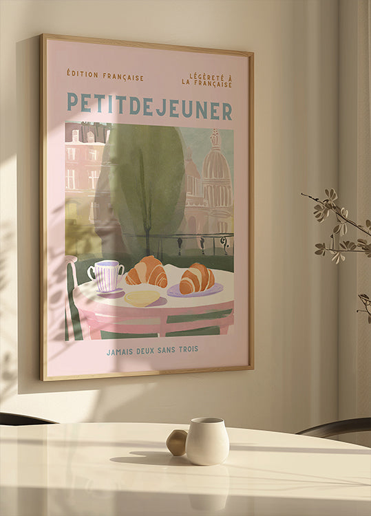 Petit Dejeuner, Rogaliki, Paryż, Pastel