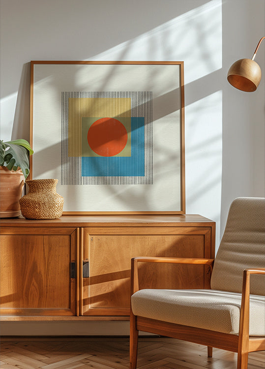 Plakat harmonii geometrycznej