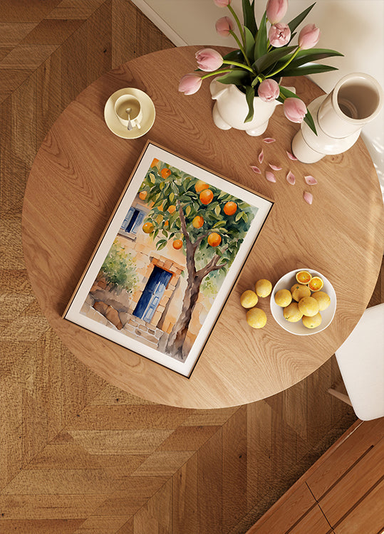 Plakat Pomarańczowy
