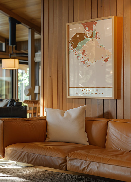 Czarny plakat z mapami odcieni ziemi 33