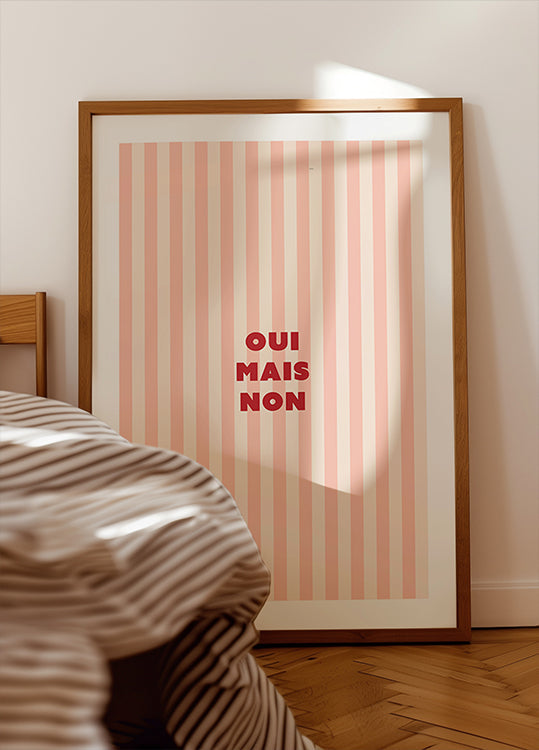 oui mais non plakat
