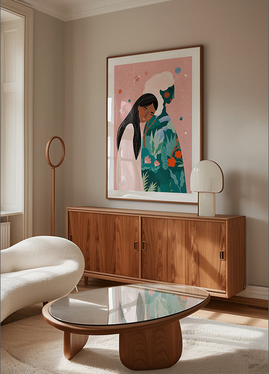 Plakat kosmicznego połączenia