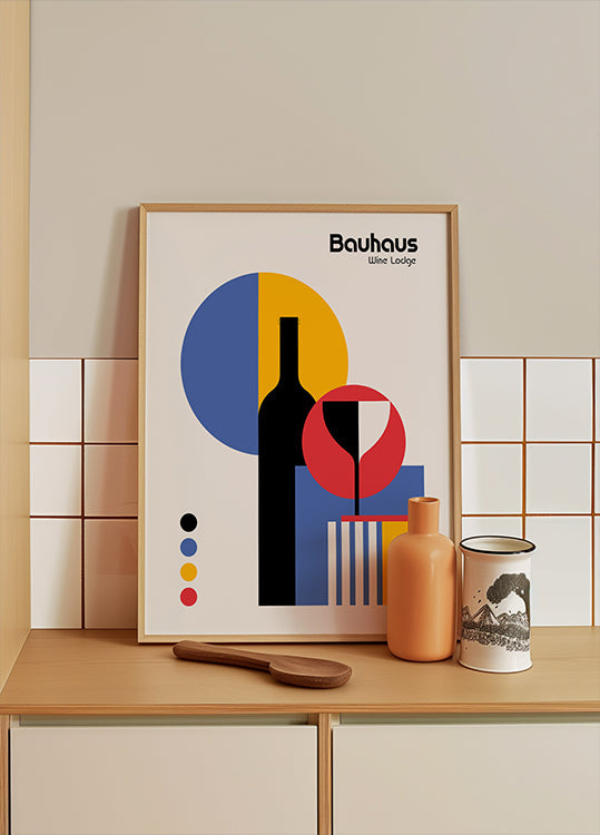 Plakat Winiarni Bauhaus