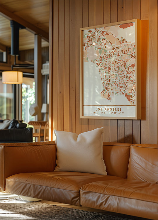 Czarny plakat z mapami odcieni ziemi 42