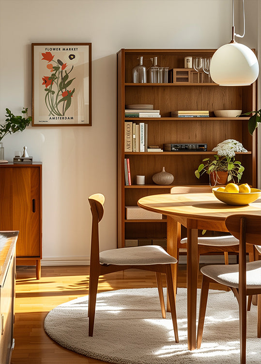 Plakat Targu Kwiatowego w Amsterdamie