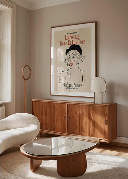 Plakat paryskiej muzy