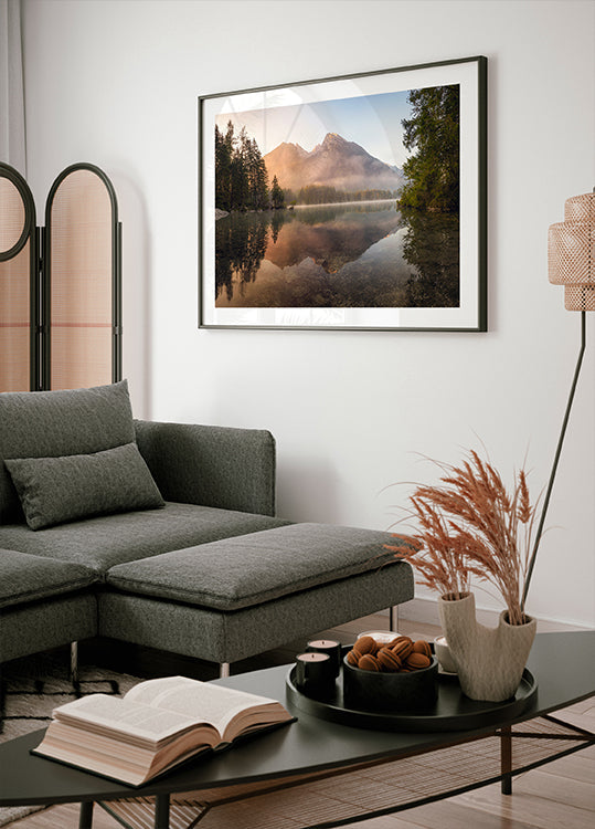 Plakat świecącej mgły