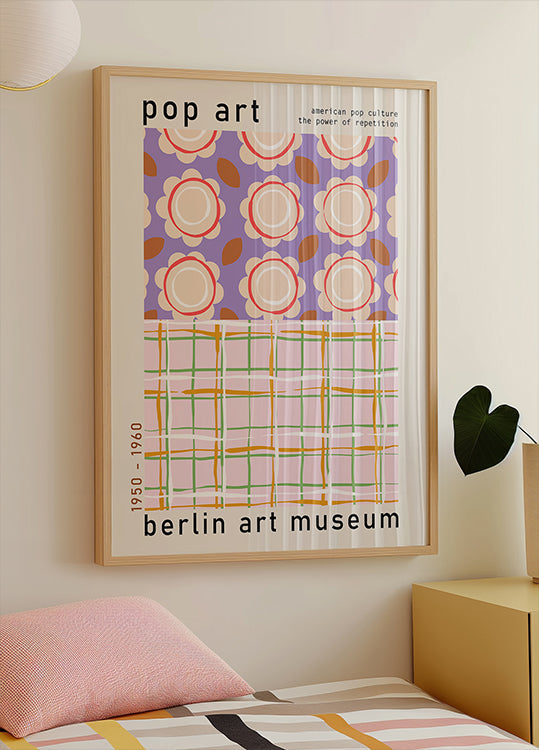Plakat pop-artu w Muzeum Sztuki w Berlinie