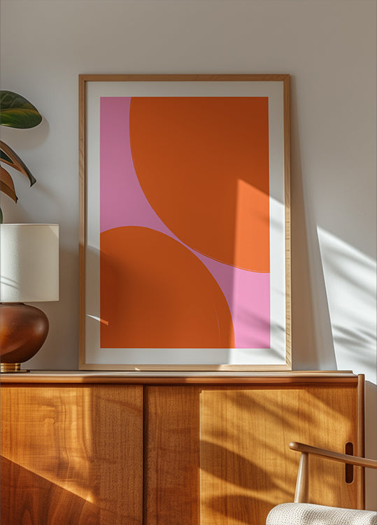 Plakat taneczny z odważnymi kręgami