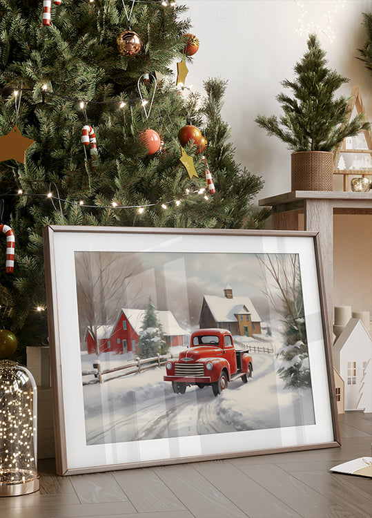 Christmas Truck Plakat