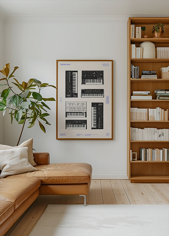 Plakat syntezatorów