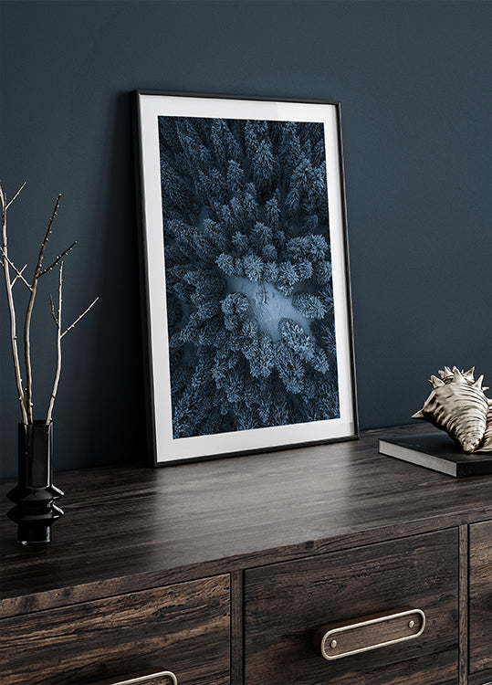 Plakat Tekstura lasu